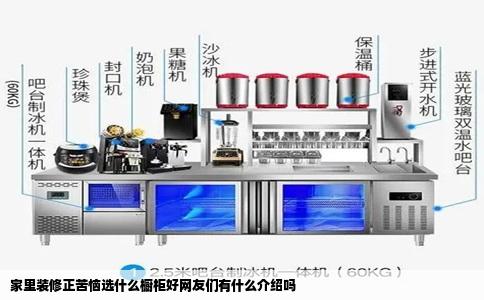 家里装修正苦恼选什么橱柜好网友们有什么介绍吗