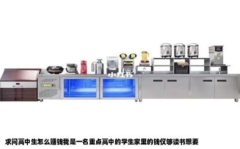 求问高中生怎么赚钱我是一名重点高中的学生家里的钱仅够读书想要