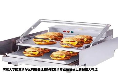 南京大学的文科好么有哪些比较好的文科专业适合我上的报南大有选