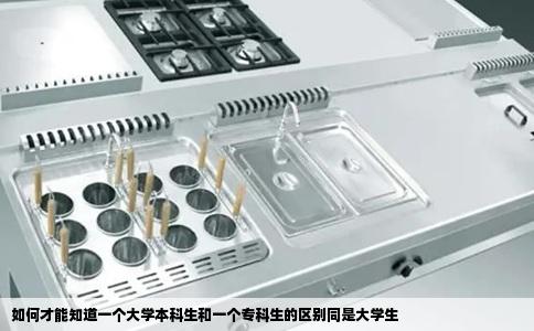 如何才能知道一个大学本科生和一个专科生的区别同是大学生