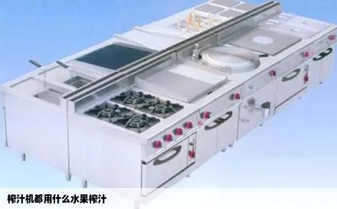 榨汁机都用什么水果榨汁