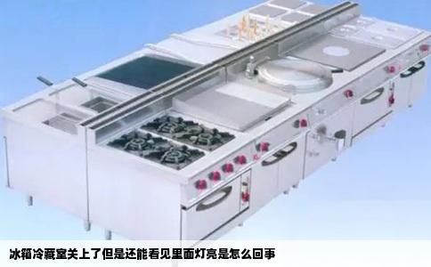 冰箱冷藏室关上了但是还能看见里面灯亮是怎么回事