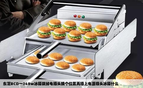 东芝BCD一368w冰箱拨掉电插头换个位置再插上电源插头冰箱什么