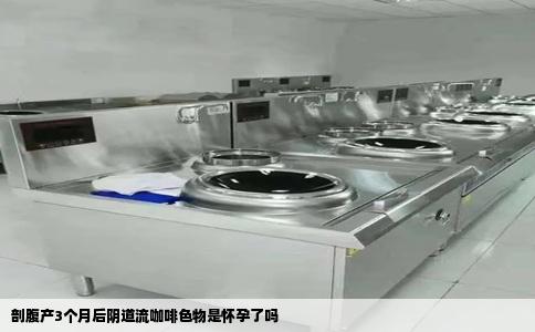 剖腹产3个月后阴道流咖啡色物是怀孕了吗