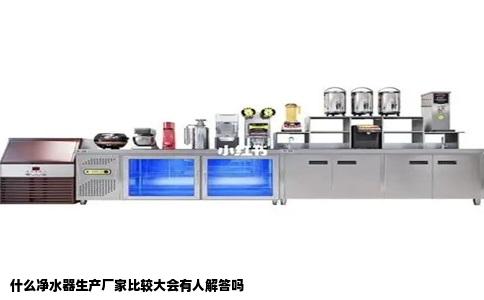 什么净水器生产厂家比较大会有人解答吗