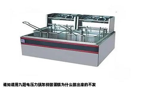 谁知道用九阳电压力锅怎样做蛋糕为什么做出来的不发