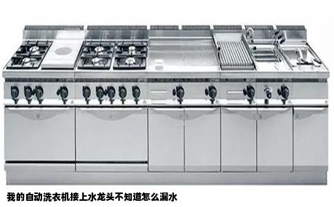 我的自动洗衣机接上水龙头不知道怎么漏水